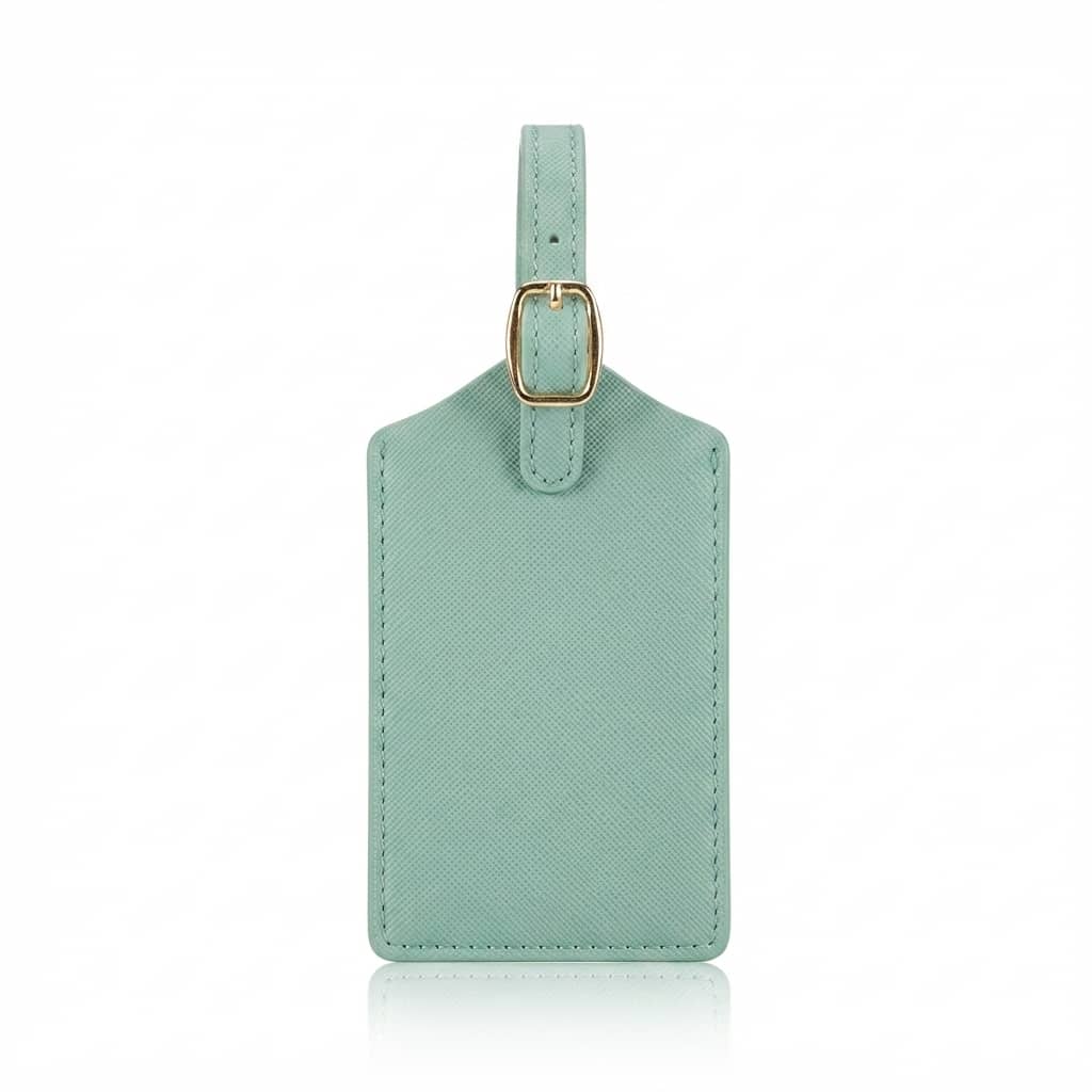 皮革刺繡行李牌 商務質感客製款
