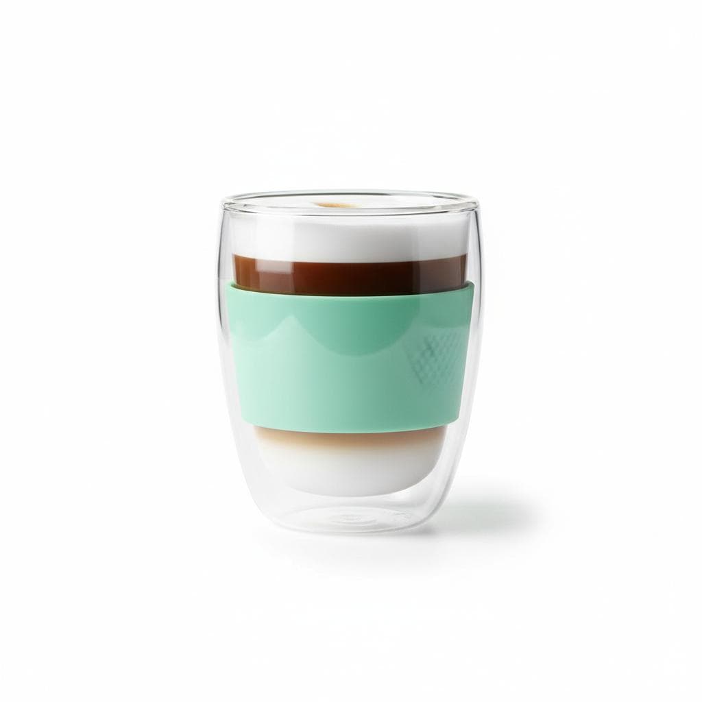 玻璃隔熱咖啡杯