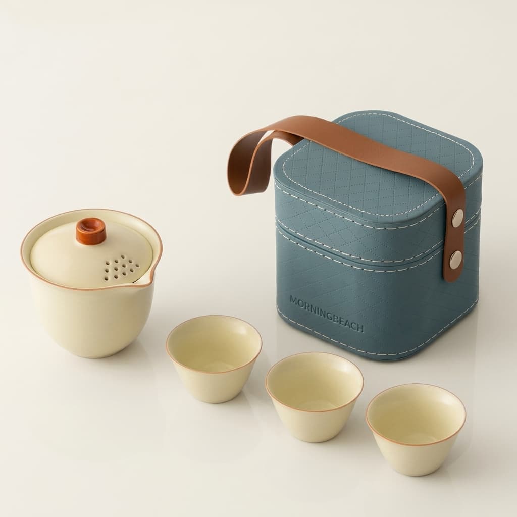 汝窯旅行茶具組