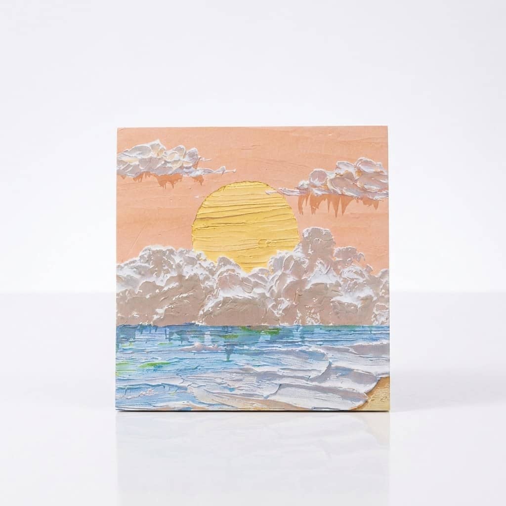 油畫風彩色便籤紙便籤本